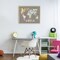Stupell Industries Kid's Map Of World Brown Floating Frame, design by Carla Daly